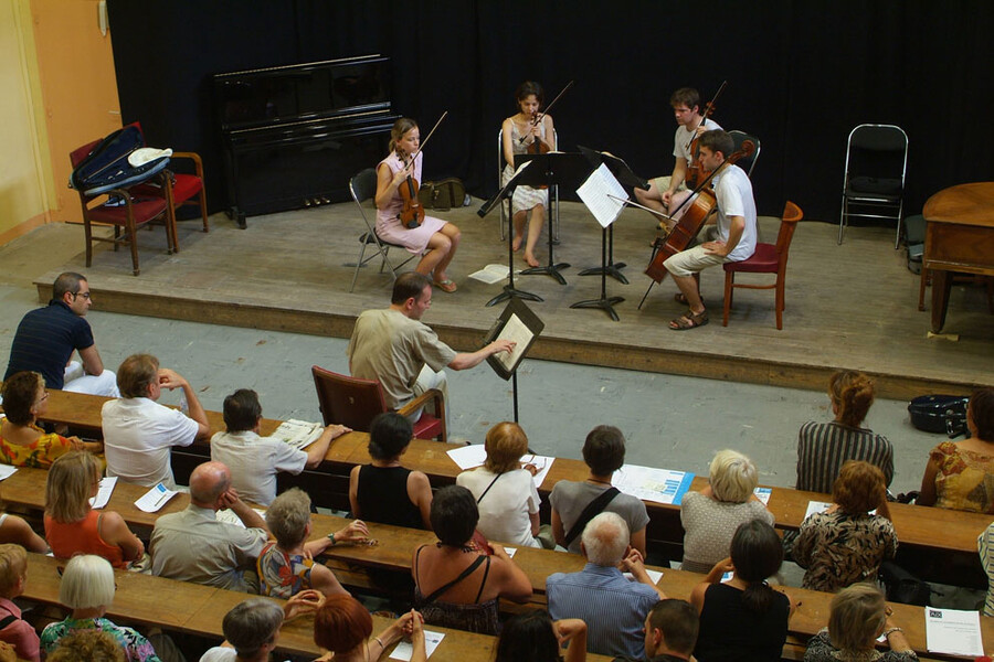 Quatuor Minetti, Master Classe de Martin Löhr, Académie 2006