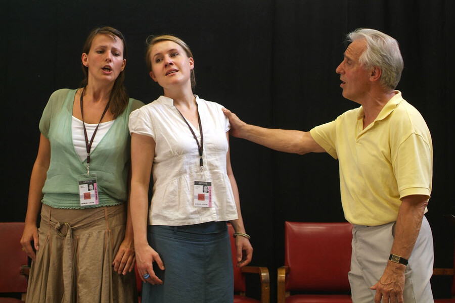Anna Stéphany (à droite), Master classe de Graham Clark, Académie 2006